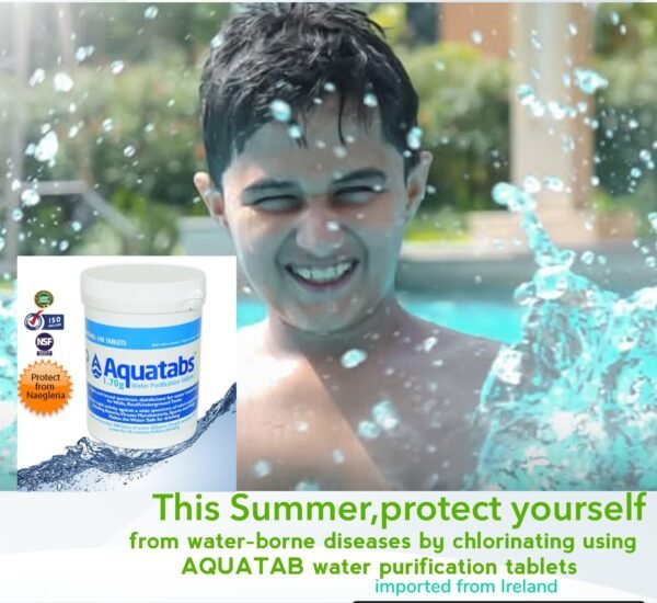 Aquatab 1.7g |water treatment chlorine tablets| NADCC | 100s